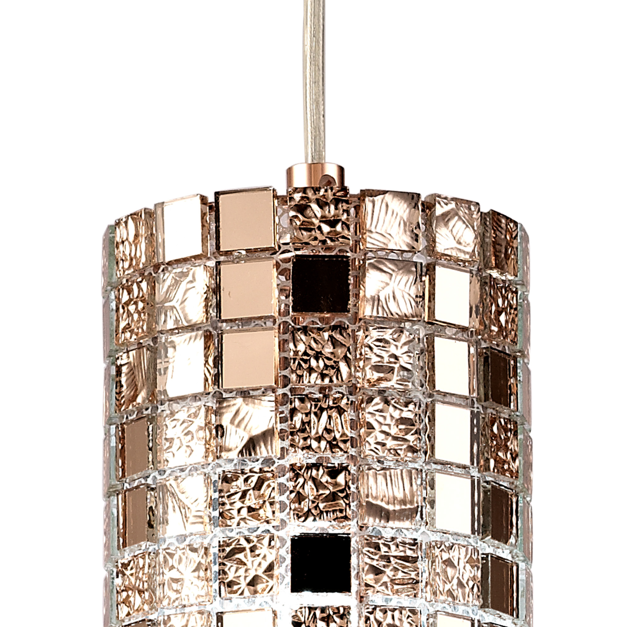 Camden Crystal Ceiling Lights Diyas Single Crystal Pendants